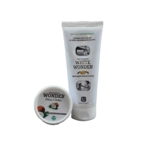 En Bøtte med Wonder Skin-Clean og White Wonder